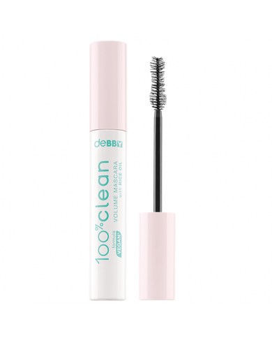 MASCARA debby 100% clean pulito volume black  naturale ciglia a farfalla MASCARA debby 100% clean pulito volume black  naturale ciglia a farfalla