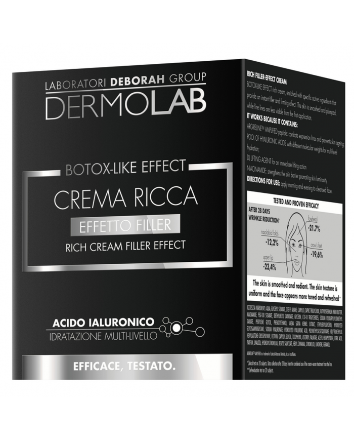 DERMOLAB  BOTOX VISO 50ML EFFETTO FILLER CREMA RICCA EFFETTO TENSORE VISO