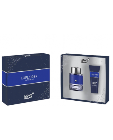 mont blanc explorer ultra blue profumati con  kit 60 ml  e gel Essenza luminosa