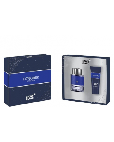 mont blanc explorer ultra blue profumati con  kit 60 ml  e gel Essenza luminosa