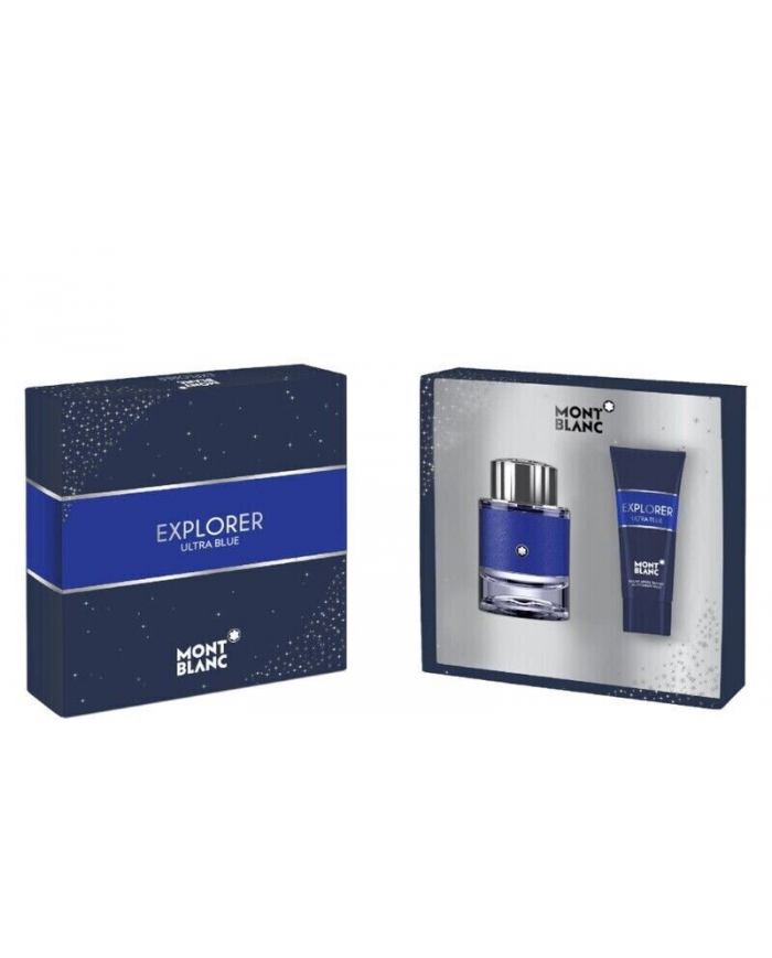 mont blanc explorer ultra blue profumati con  kit 60 ml  e gel Essenza luminosa