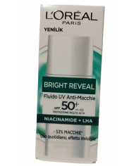 L'OREAL CREMA SOLARE VISO FLUIDA ANTI-MACCHIE SPF 50+ 50ML NIACINAMIDE + LHA