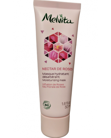 Masque hydratant désaltérant - Nectar de Roses Melvita 50ml idratante dissetante