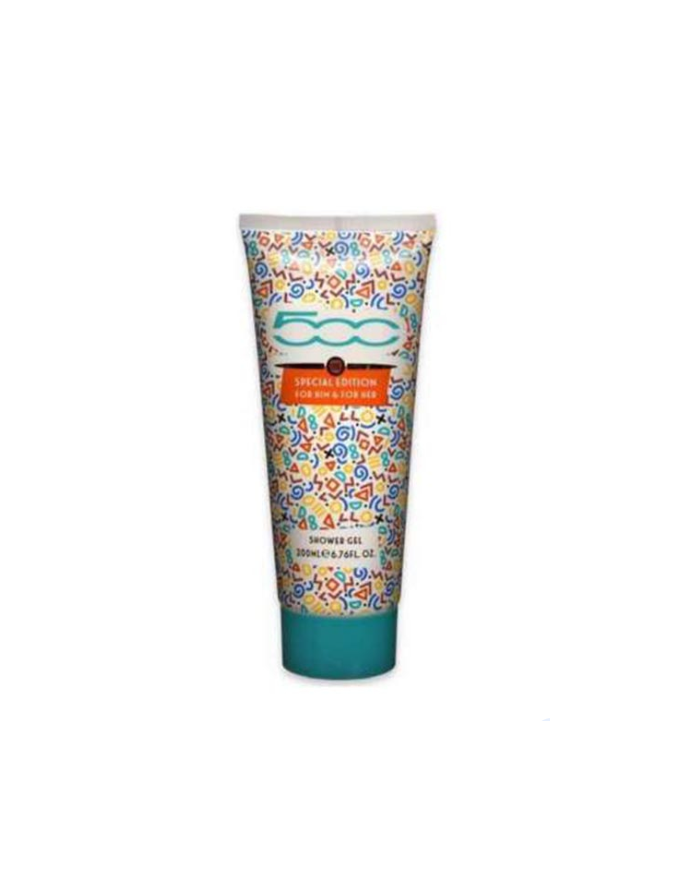 coccolati con fiat 500 shower gel unisex 200 ml agrumato fresco tenace vitale