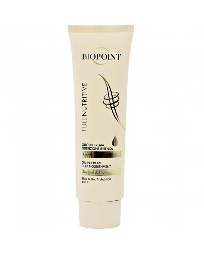 olio in crema biopoint nutre  idrata e addolcisce i capelli al burro di karitè