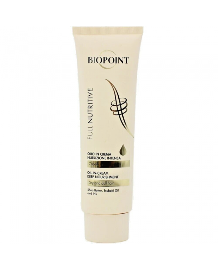 olio in crema biopoint nutre  idrata e addolcisce i capelli al burro di karitè