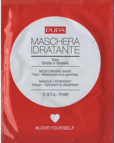 PUPA MASCHERA IDRATANTE DISSETANTE PER IL VISO  18 ML