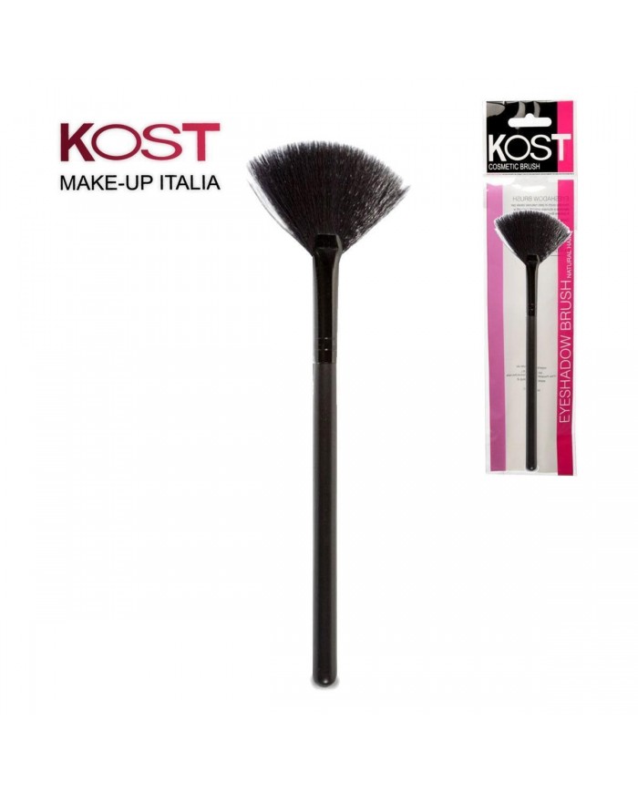 Kost pennello viso blush fan brush kost  sfumare fard terre polveri pn12 nero