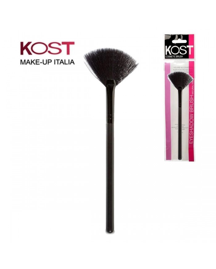 Kost pennello viso blush fan brush kost  sfumare fard terre polveri pn12 nero
