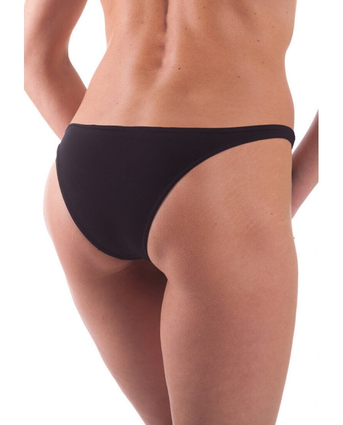 SLIP BRASILIANA VITA BASSA NERO TG M/L DA DONNA DELLA BELLISSIMA 019 BRASILIANA