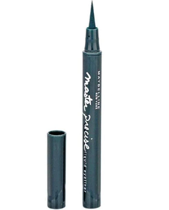 eyeliner a penna verde occhio con linea dalla precisione millimetrica Maybelline