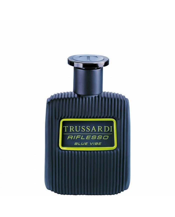 Profumo da uomo trussardi riflesso blue vibe 50 ml spray aromatico legnoso