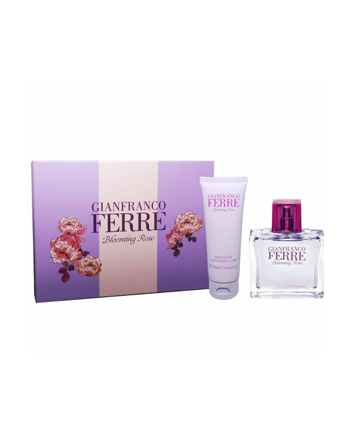 gianfranco ferrè blooming rose set eau de toilette più crema corpo per donna