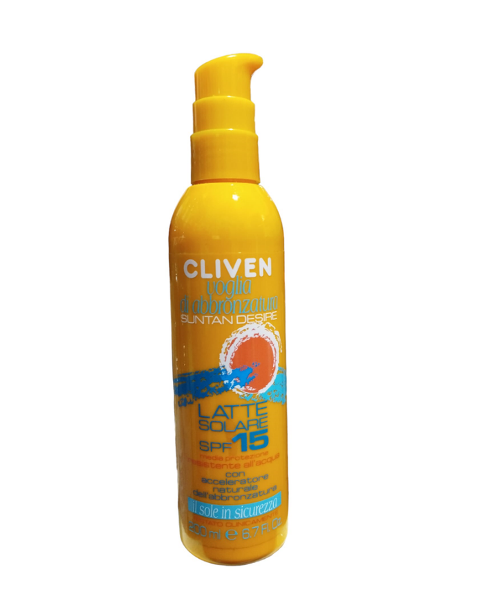 aiuta la tua pelle con cliven spf 15 a proteggerla da sole sale e invecchiamento