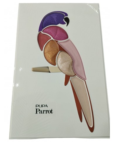 pupa trousse parrot n 002 make-up con colori vivaci effetto satinato o metallico