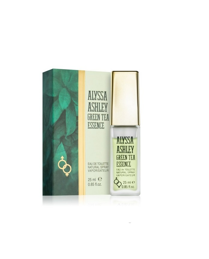 alyssa ashley 25 ml spray unisex eau de toilette green tea  essence romantico
