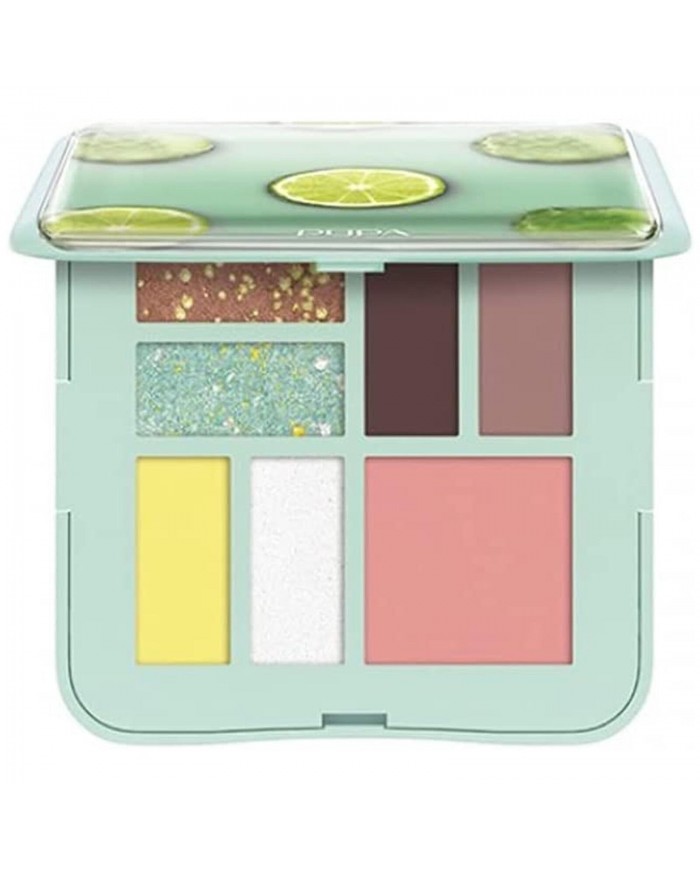 Palette multifinish Pupa Fresh Trousse S  009 Verde Lime  texture cangiante