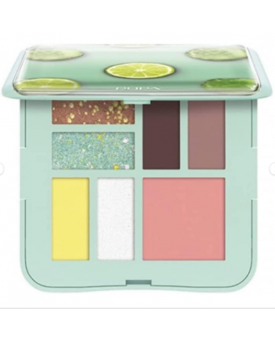 Palette multifinish Pupa Fresh Trousse S  009 Verde Lime  texture cangiante