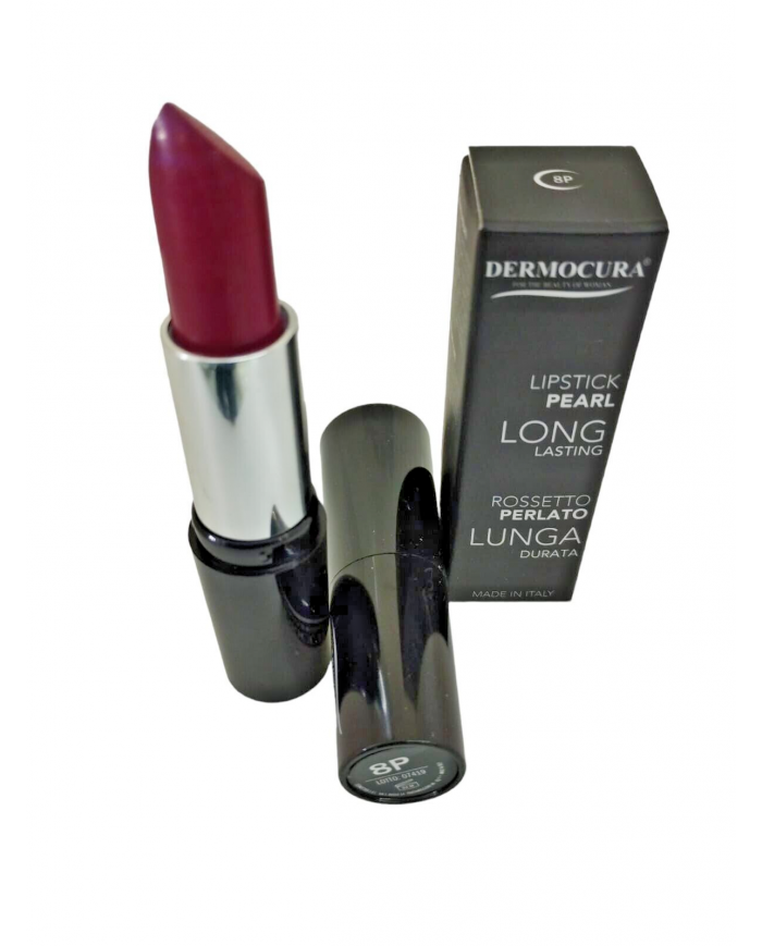 Dermocura Rossetto stick burgundi lunga Durata 8p labbra a finitura perlata