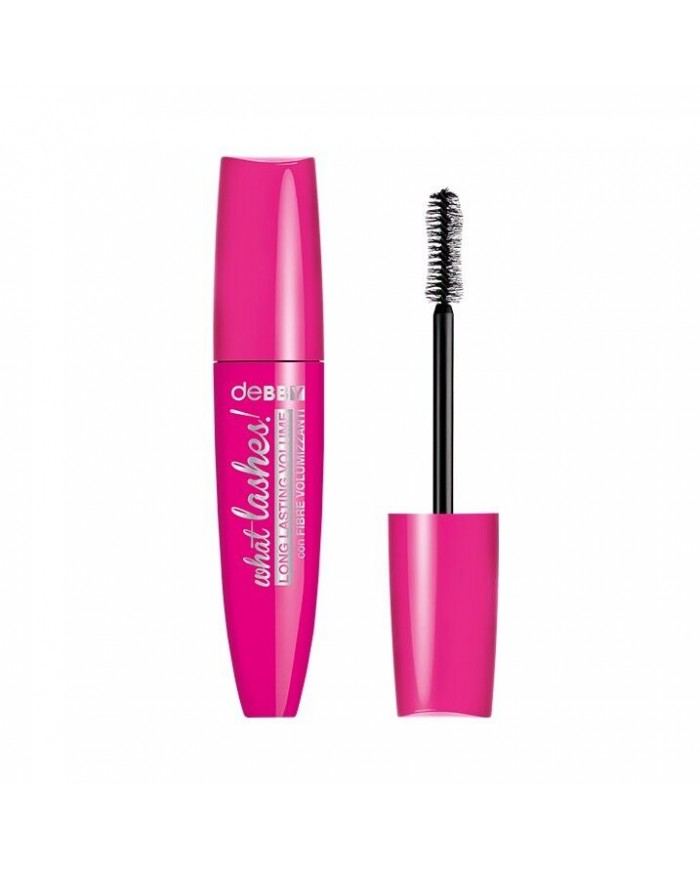 mascara Debby What Lashes! Long Lasting ciglia ventaglio con fibre volumizzanti