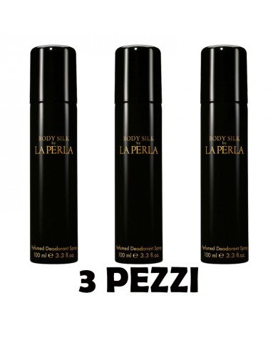 KIT 3 PEZZI DEODORANTE BODY SILK BY LA PERLA 100ML