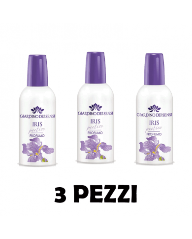 kit da 3 pezzi Giardino Dei Sensi Profumo Donna Edt Iris Poetico Spray 100ml