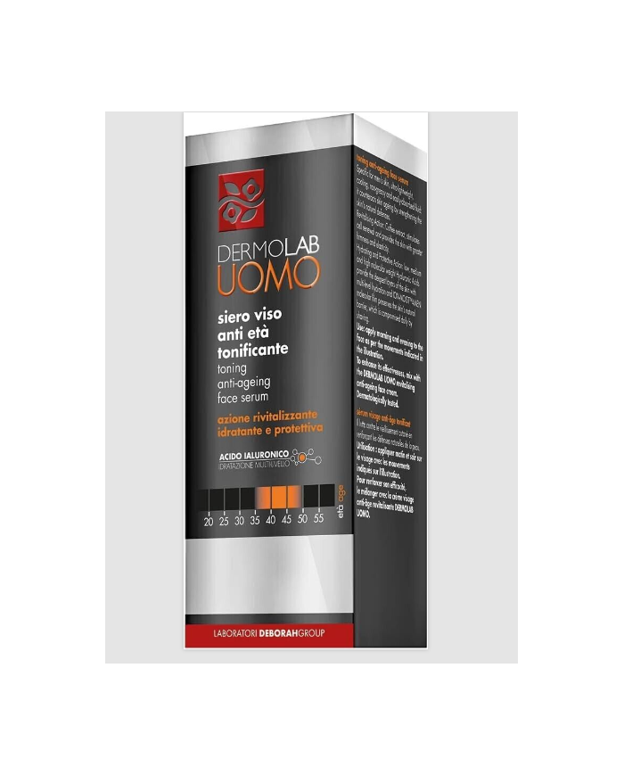 Dermolab siero viso anti età tonificante maschile 30ml