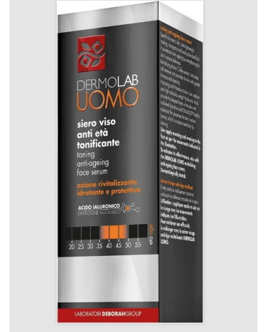 Dermolab siero viso anti età tonificante maschile 30ml