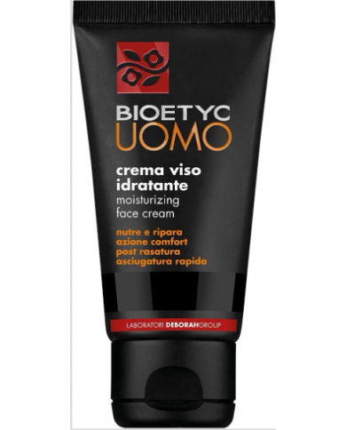 Bioetyc uomo crema viso idratante dopobarba con aloe vera  50ml