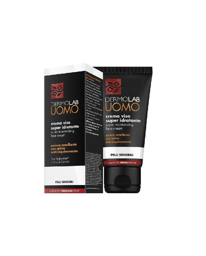 Dermolab Crema Viso Super Idratante maschile pelli sensibili 50ml