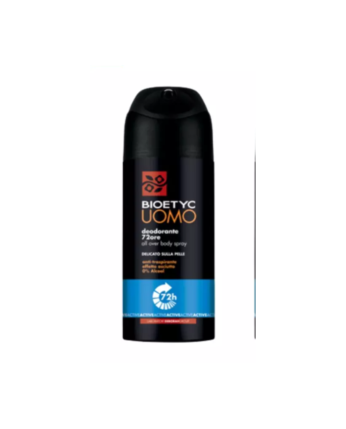 DEODORANTE BIOETYC UOMO 72ORE ALL OVER BODY 150 ML SPRAY ACTIVE