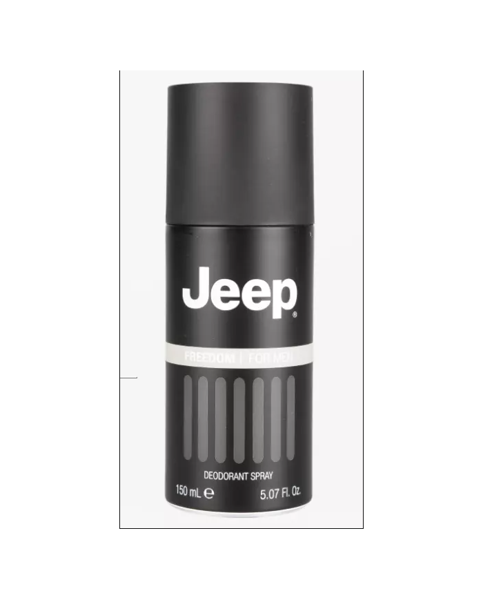 jeep freedom deodorante da uomo 150 ml spray intenso travolgente determinato