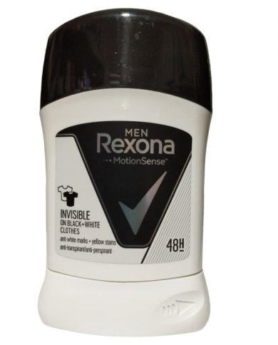 Rexona Men Motionsense Invisible BlackWhite Deostick maschile 50ml