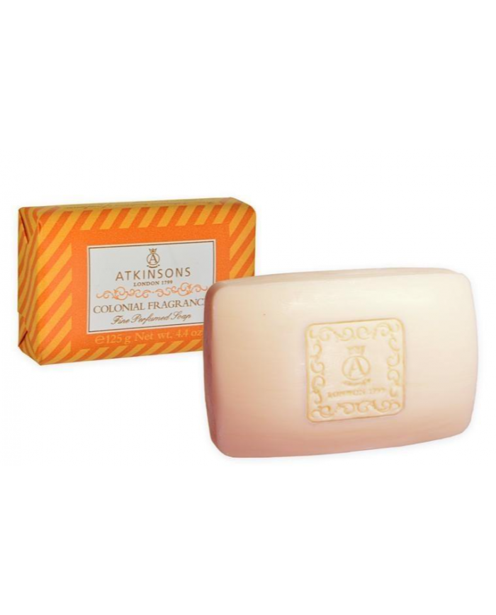 atkinson parfumed colonial fragrance saponetta con note di mughetto e gelsomino 125 g