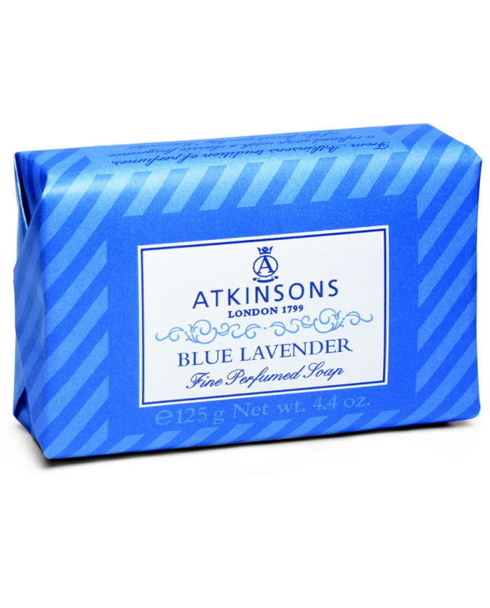 ATKINSONS BLUE LAVANDER SAPONE SOLIDO PROFUMATO SAPONETTA MANI CORPO 125GR