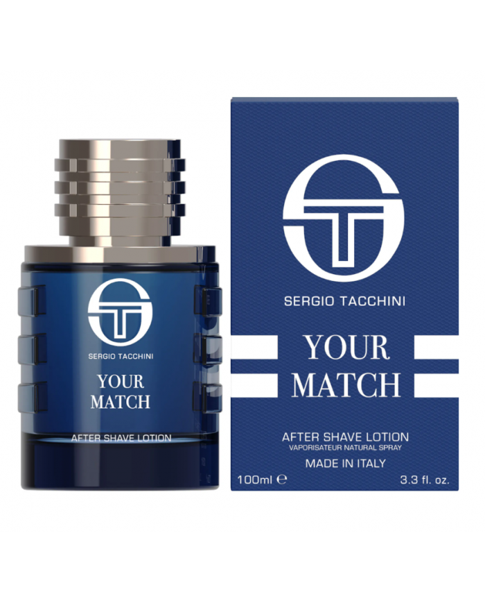 Sergio Tacchini Your Match After Shave Lotion 100ml Dopobarba Uomo Originale