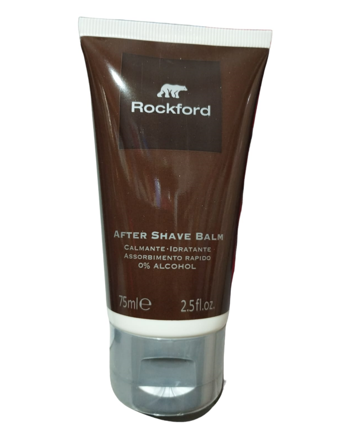 rockford after shave balm 75 ml calmante fresco idratante e confortevole