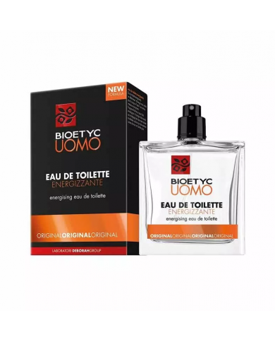 BIOETYC UOMO EAU DE TOILETTE ENERGIZZANTE ORIGINAL PROFUMO NOTE AMBRATE LEGNOSE