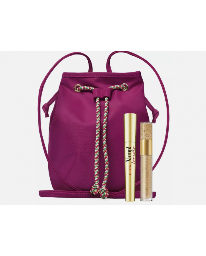 PUPA KIT MASCARA FOREVER + LIP GLOSS + BORSETTA FUXIA