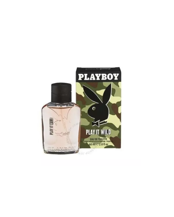 Playboy Play It Wild Eau de Toilette Uomo 60ml Vapo - Profumo Maschile