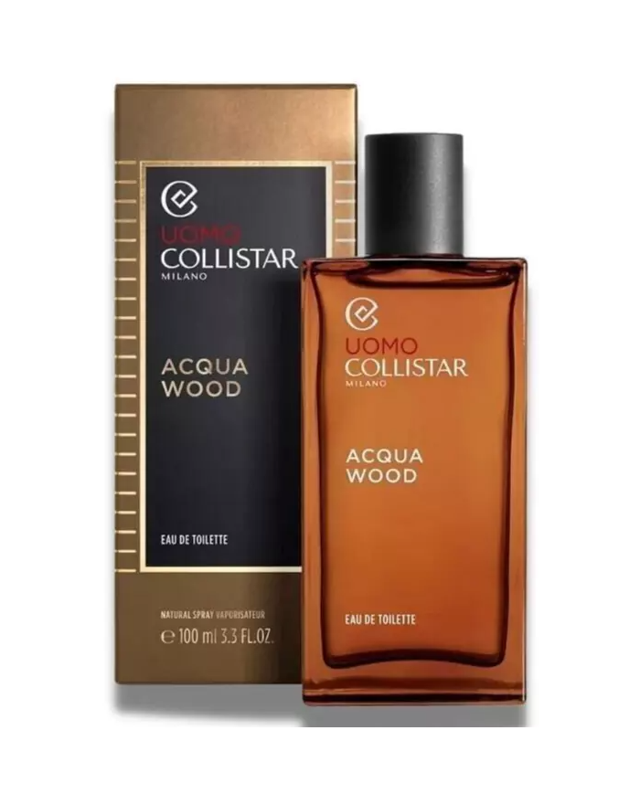 COLLISTAR profumo maschile acqua wood edt 100ml tonificante con note agrumate