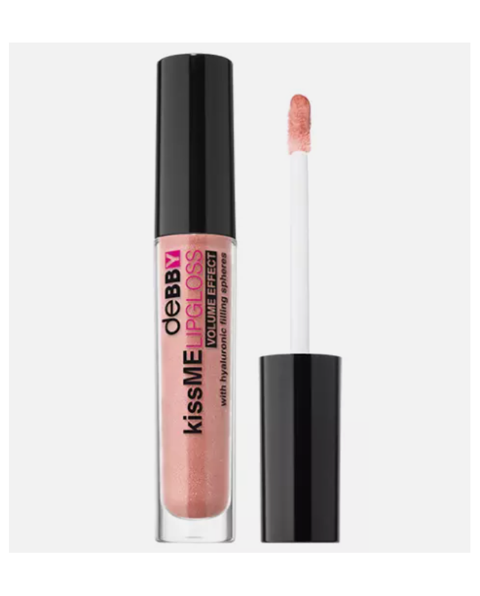 Debby kissME LIPGLOSS VOLUME EFFECT 03 NUDE  luminoso sulle labbra