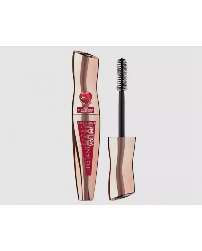 DEBORAH MASCARA 24ORE ISTANT MAXI CON OLIO DI MELOGRANO E CHERATINA