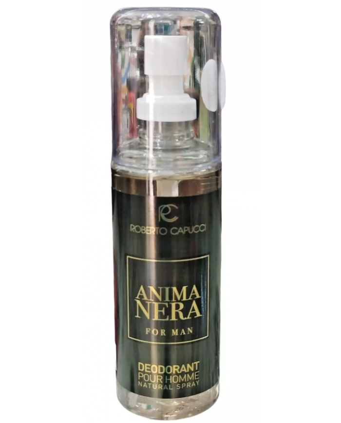 ROBERTO CAPUCCI - ANIMA NERA - 120ML DEODORANTE SPRAY VAPO - FRAGRANZA MASCHILE INTENSA