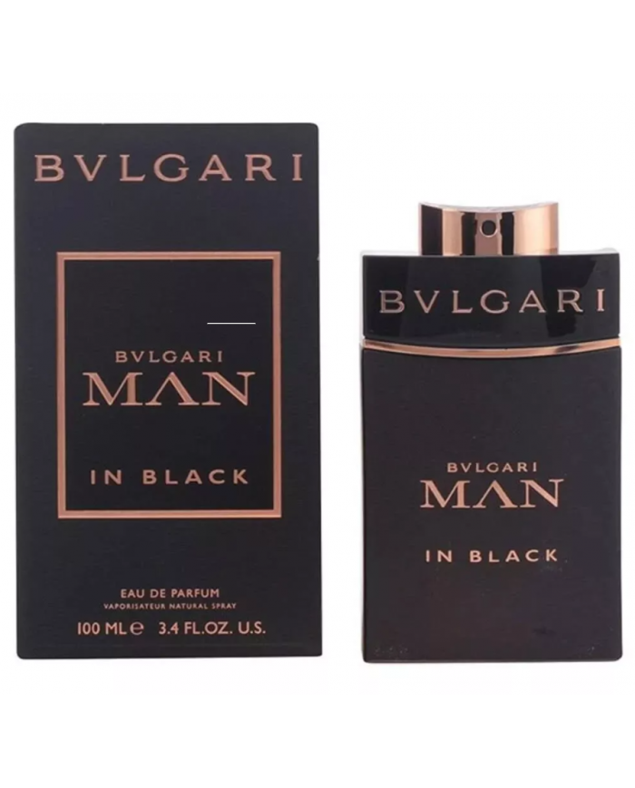 bulgari per uomo man in black  eau de parfum 100 ml vapo  legnoso tabacco him