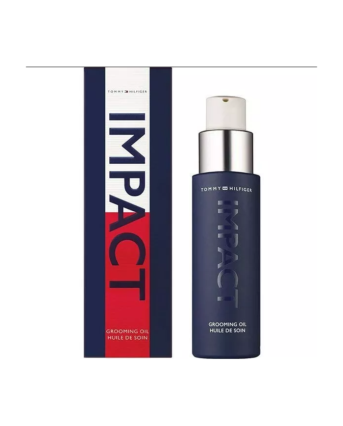 tommy hilfiger impact olio  jojoba da tolettatura per pelle e barba leggero 30ML