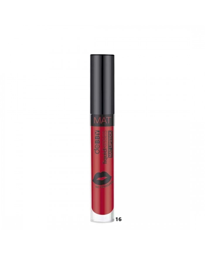 Debby Rossetto Liquidkisses Mat Lipstick Lunga Durata n.16