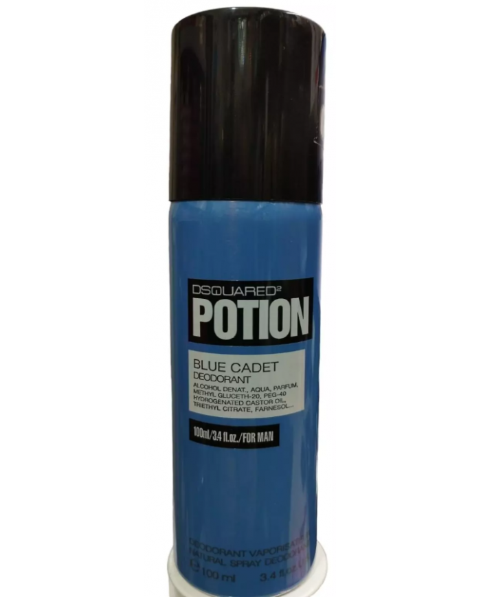 Dsquared2 Potion Blue Cadet deodorante per uomo fragranza legnosa aromatica