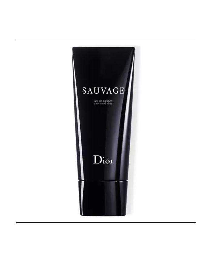 Dior sauvage  uomo gel da barba per rasatura morbida idratante rinfrescante