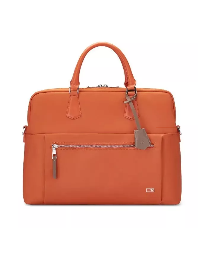 Roncato Cartella donna porta pc 15,6 Woman biz Arancio tasche esterne nylon